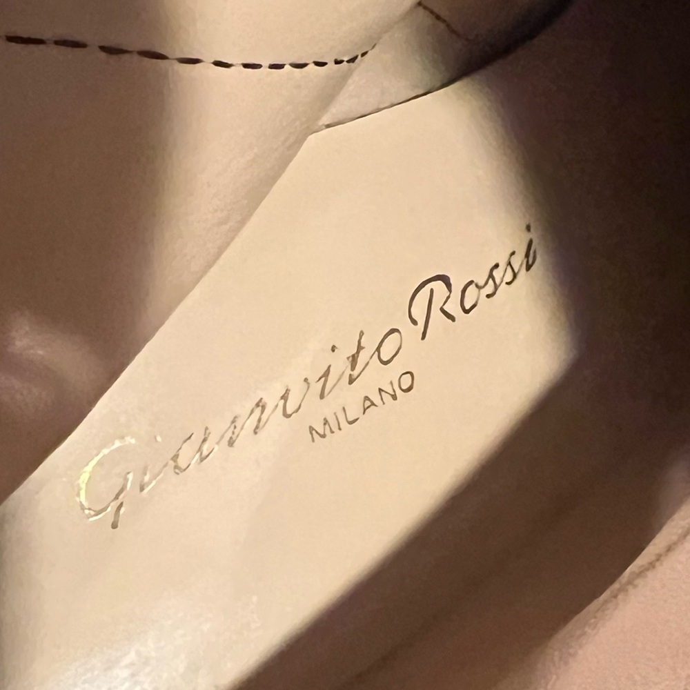 Gianvito Rossi Dark Blue Denim Boots - Picture 4 of 6